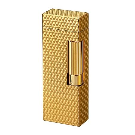 Зажигалка Dunhill Rollagas Diamond Pattern Palladium Plate RLD1339