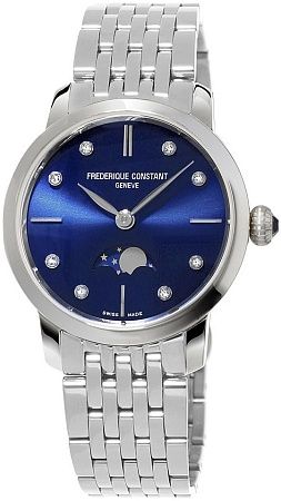 Frederique Constant Slimline Ladies Moonphase FC-206ND1S26B